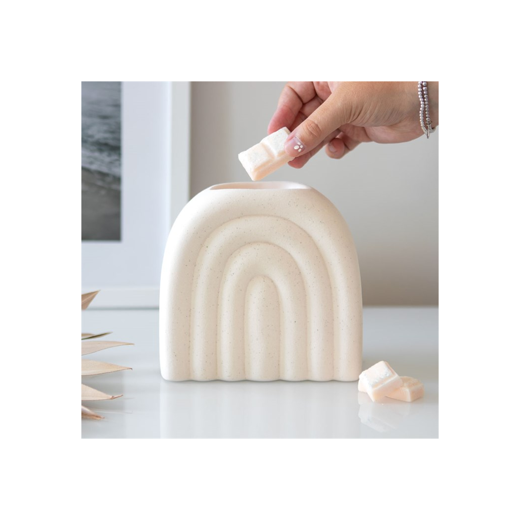 Cream Speckle Arch Oil Burner