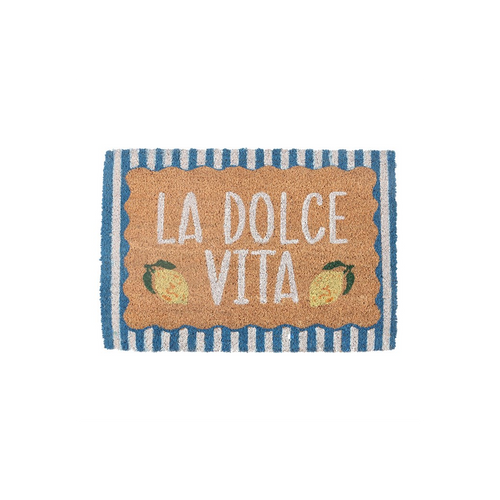 Blue La Dolce Vita Doormat
