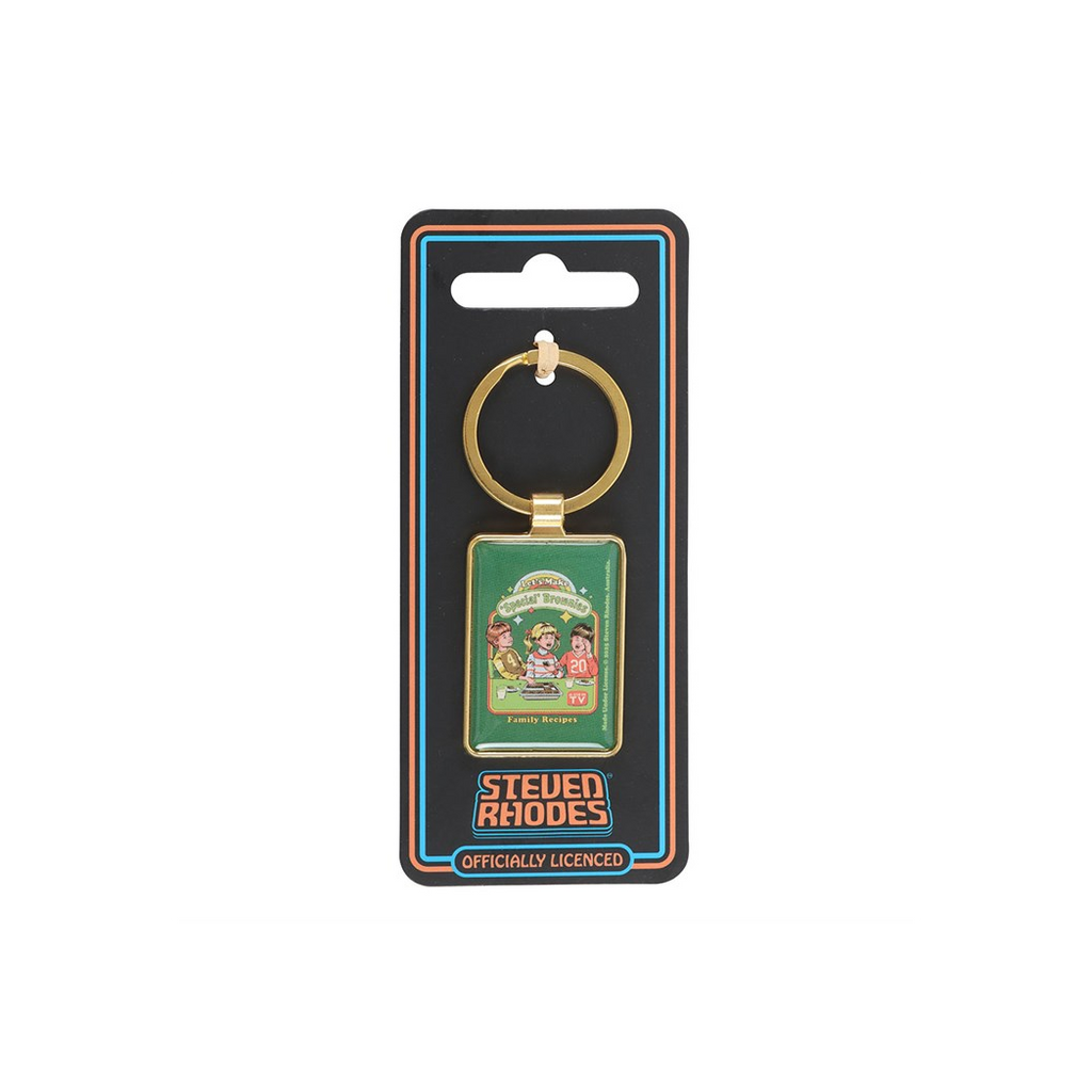 Let's Make Brownies Keyring by Steven Rhodes
