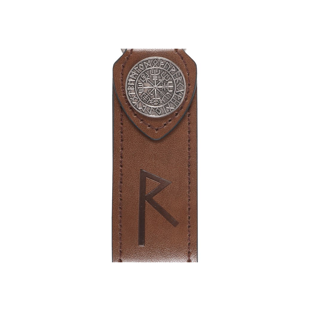 Journey Viking Rune Faux Leather Keyring