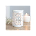 Matte Lattice Cut Oil Burner