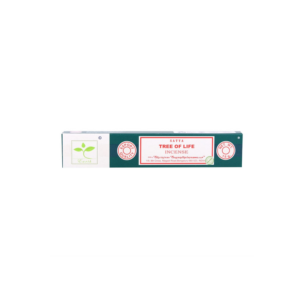 6 Packs of Tree of Life Earth Incense by Satya