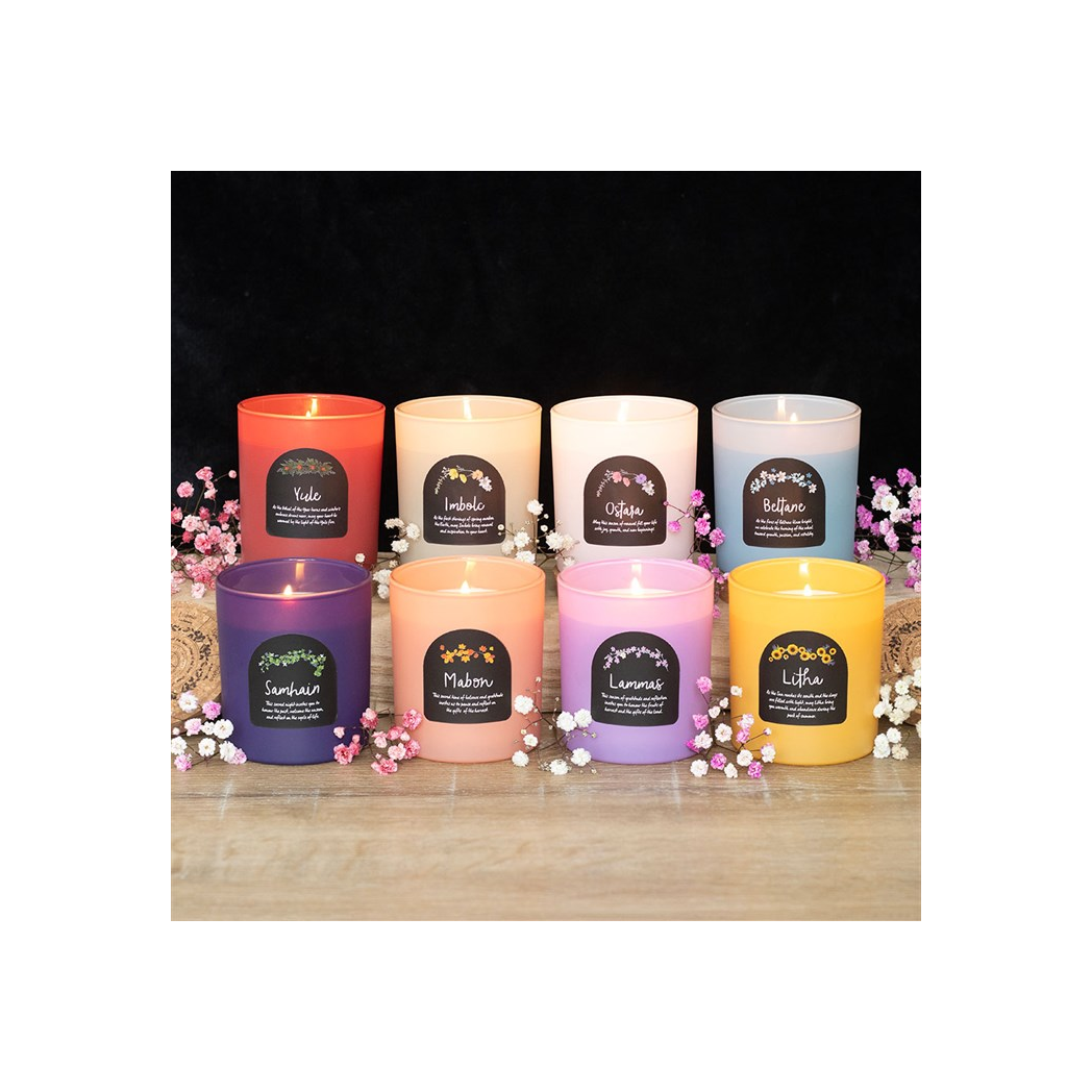 Lammas Cinnamon and Orange Wheel of the Year Candle