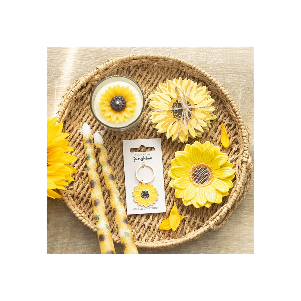 You Are My Sunshine Sunflower Keyring