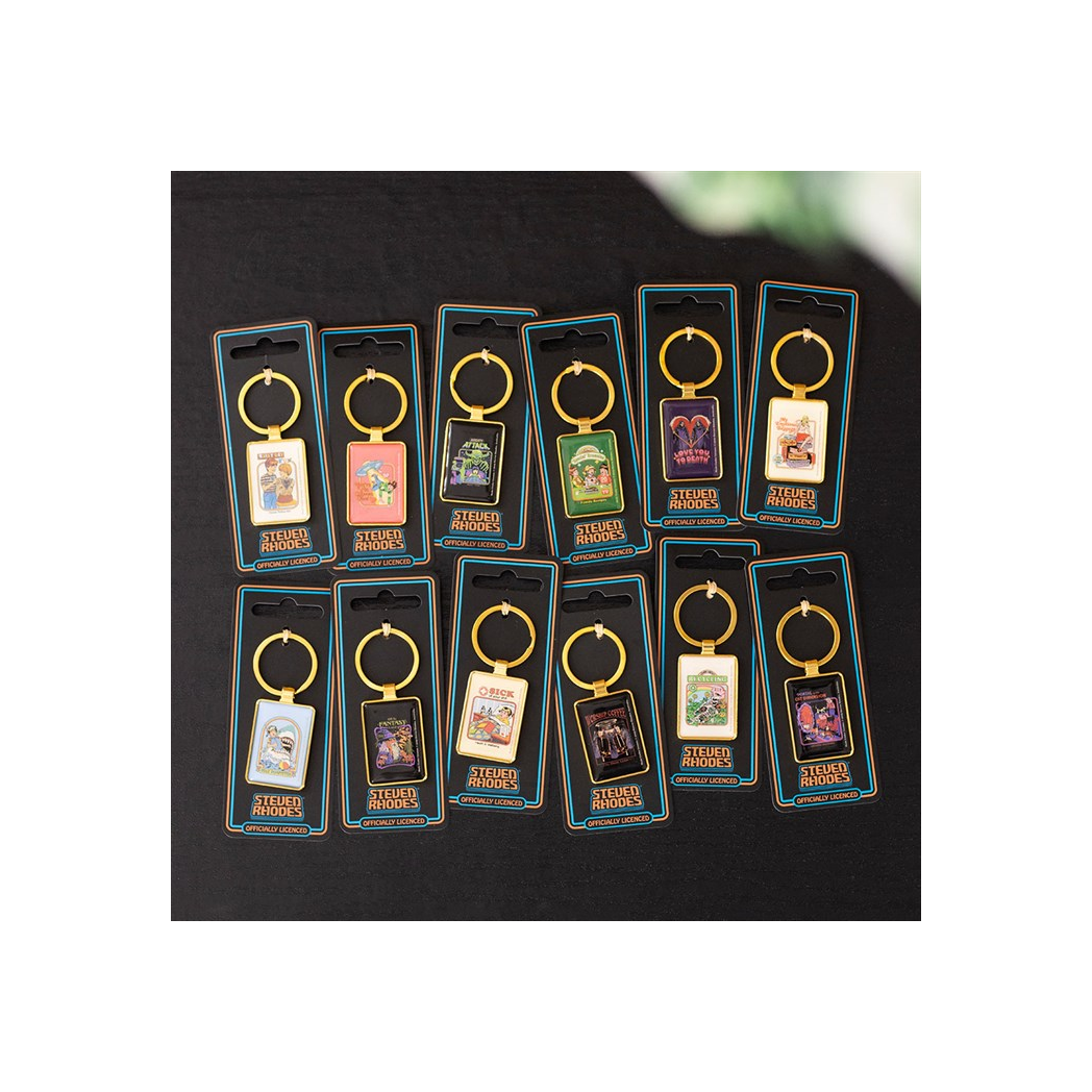 Love You To Death Keyring by Steven Rhodes